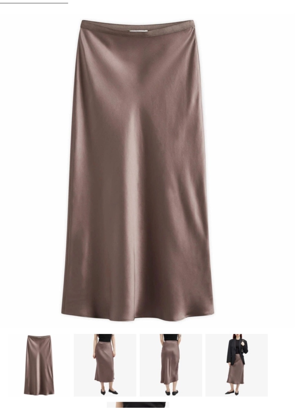 New with tags Anine Bing Bar silk slip skirt size M